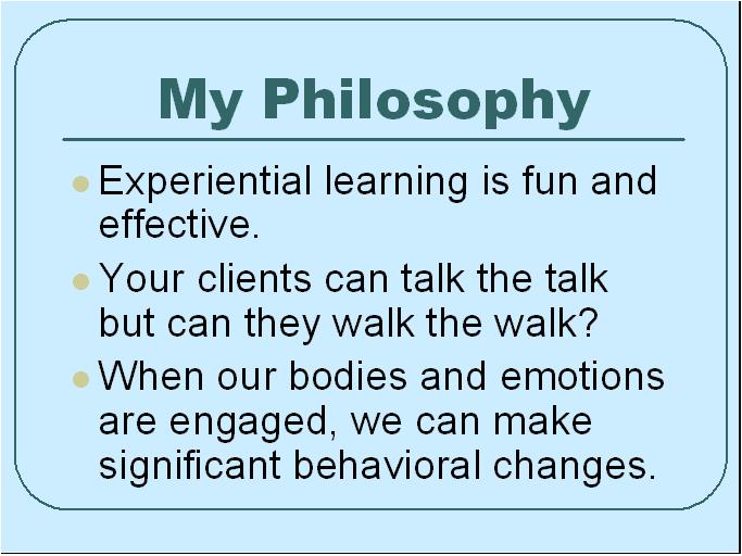 My Philosophy play therapy CEUs